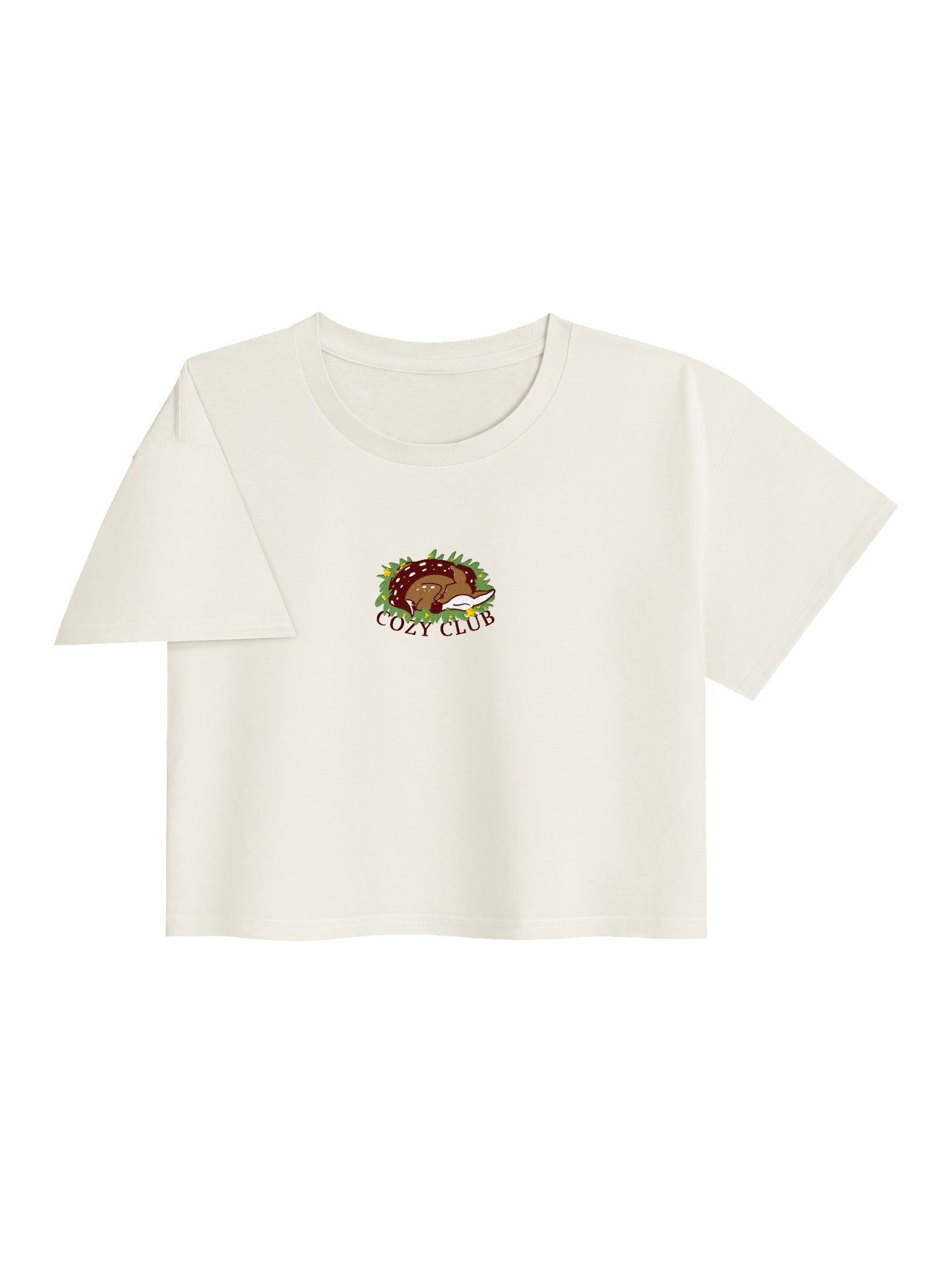 "Cozy Club" Embroidered Cropped Top product image (4)