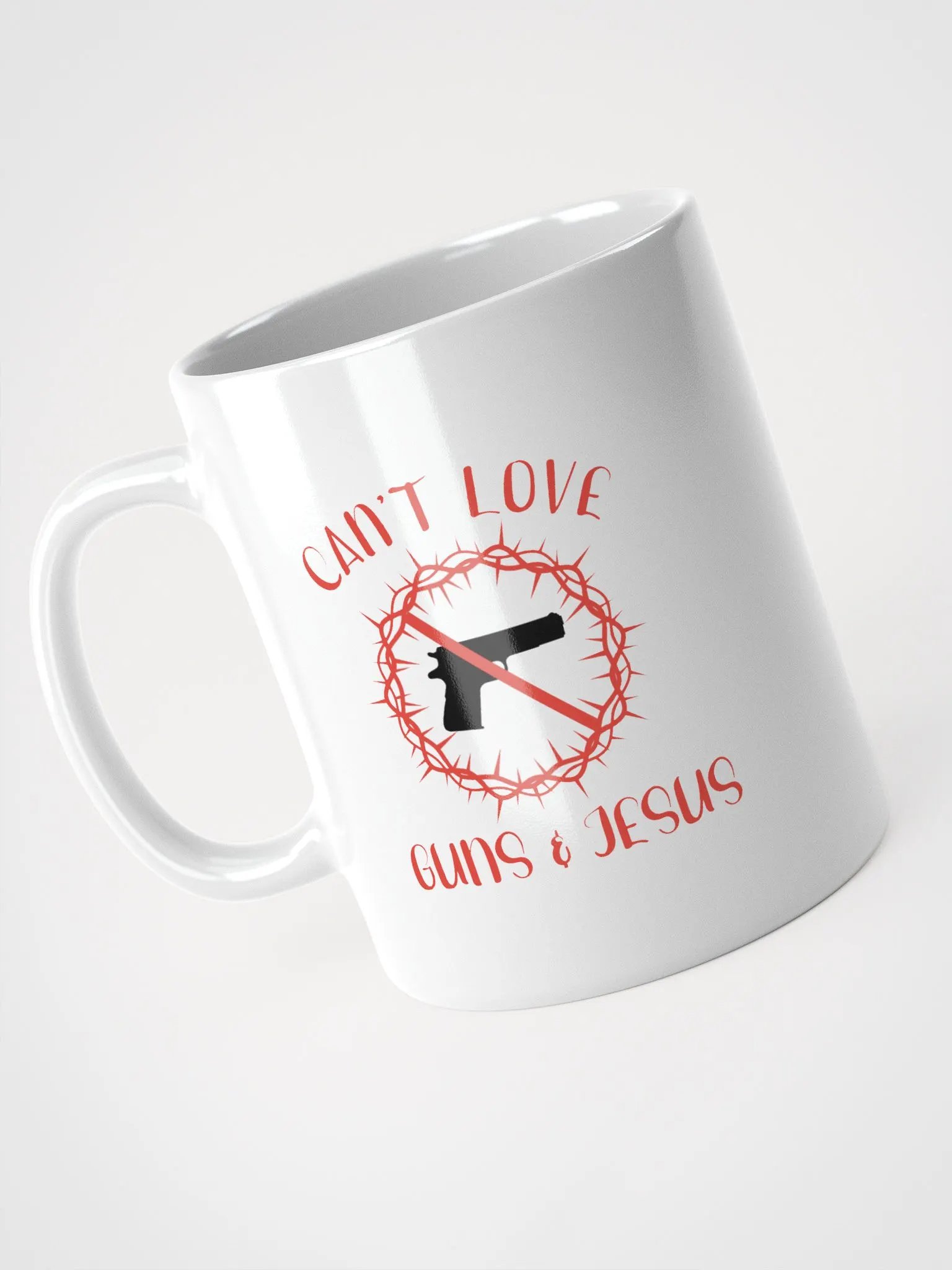 Can't Love Guns And Jesus Mug product image (8)