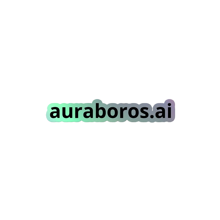auraboros.ai - Holographic 3" Decal product image (2)