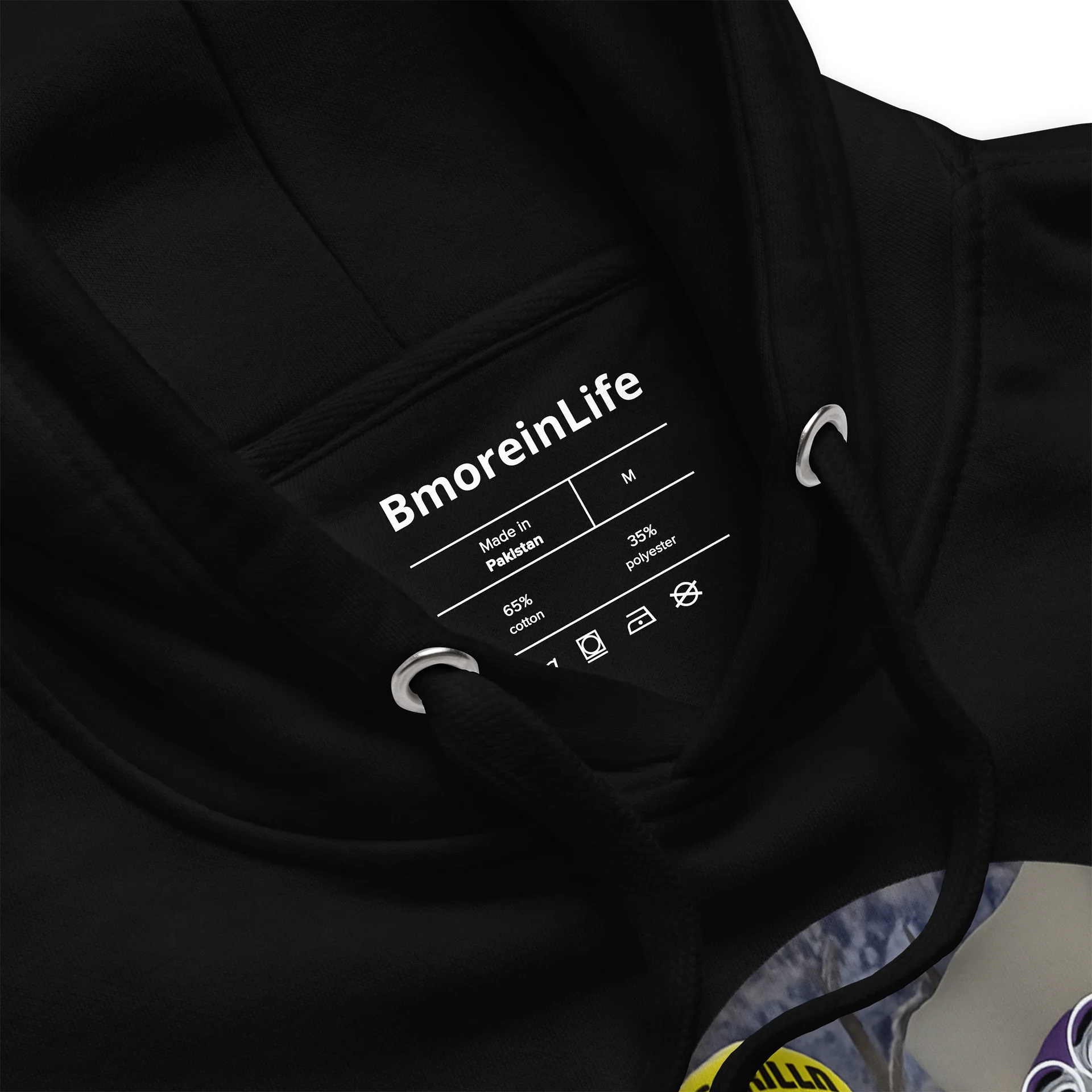 GtagDad x Bandit Black Hoodie – BmoreinLife Edition product image (4)