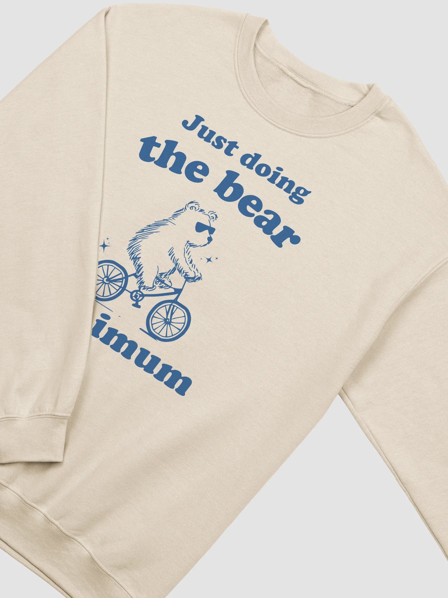 Just doing the bear minimum Crewneck product image (3)
