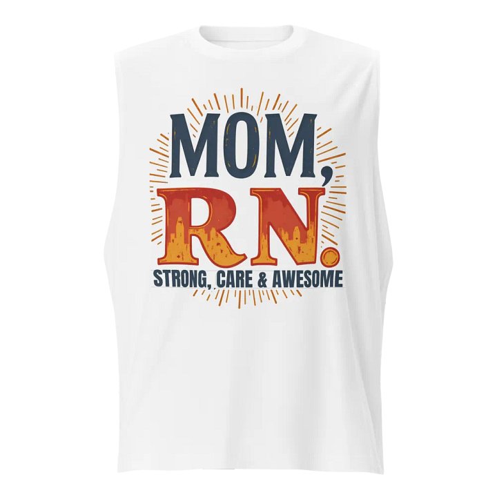 Radiant Mom RN Muscle Tank product image (1)