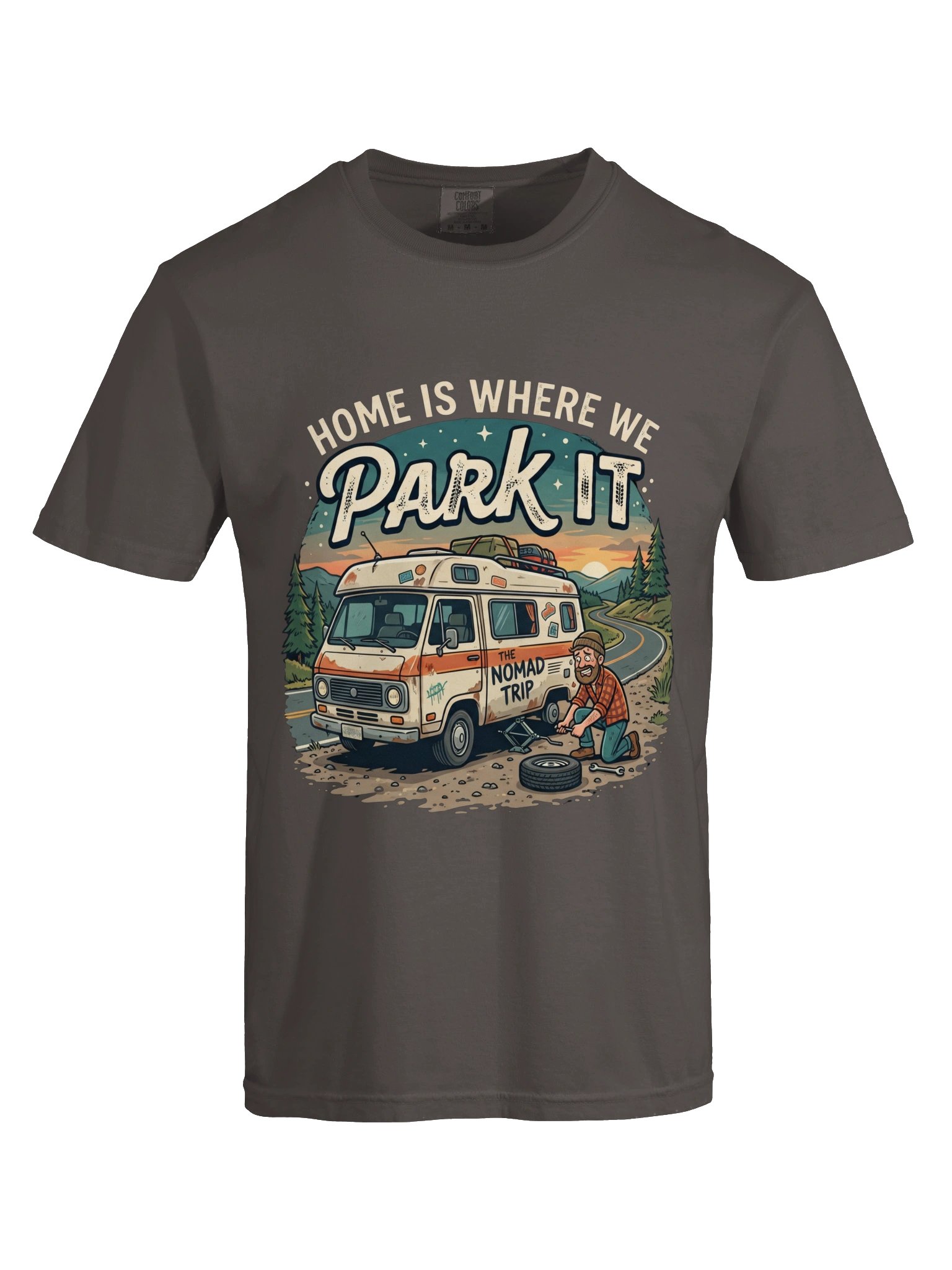 The "Home Is Where We Park It" Premium Tee product image (25)