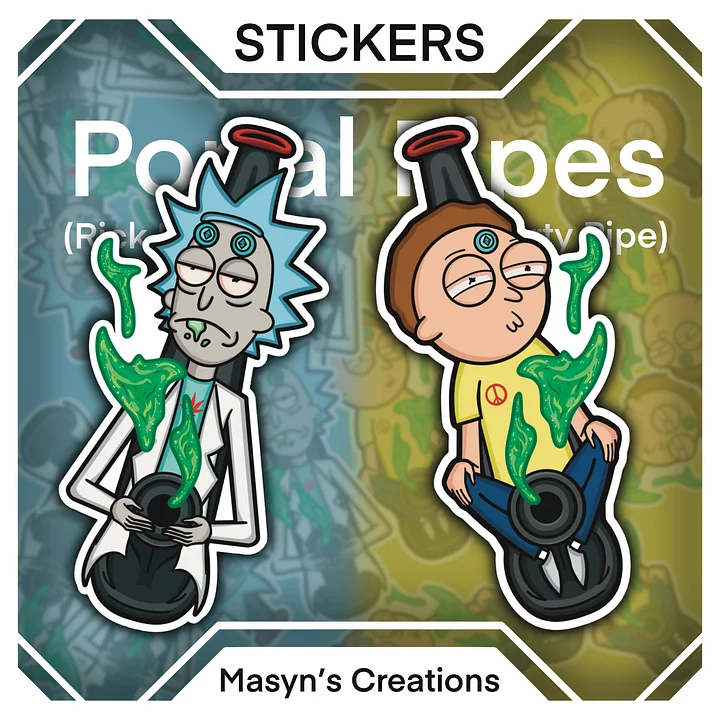 Portal Pipes Sticker Pack product image (1)