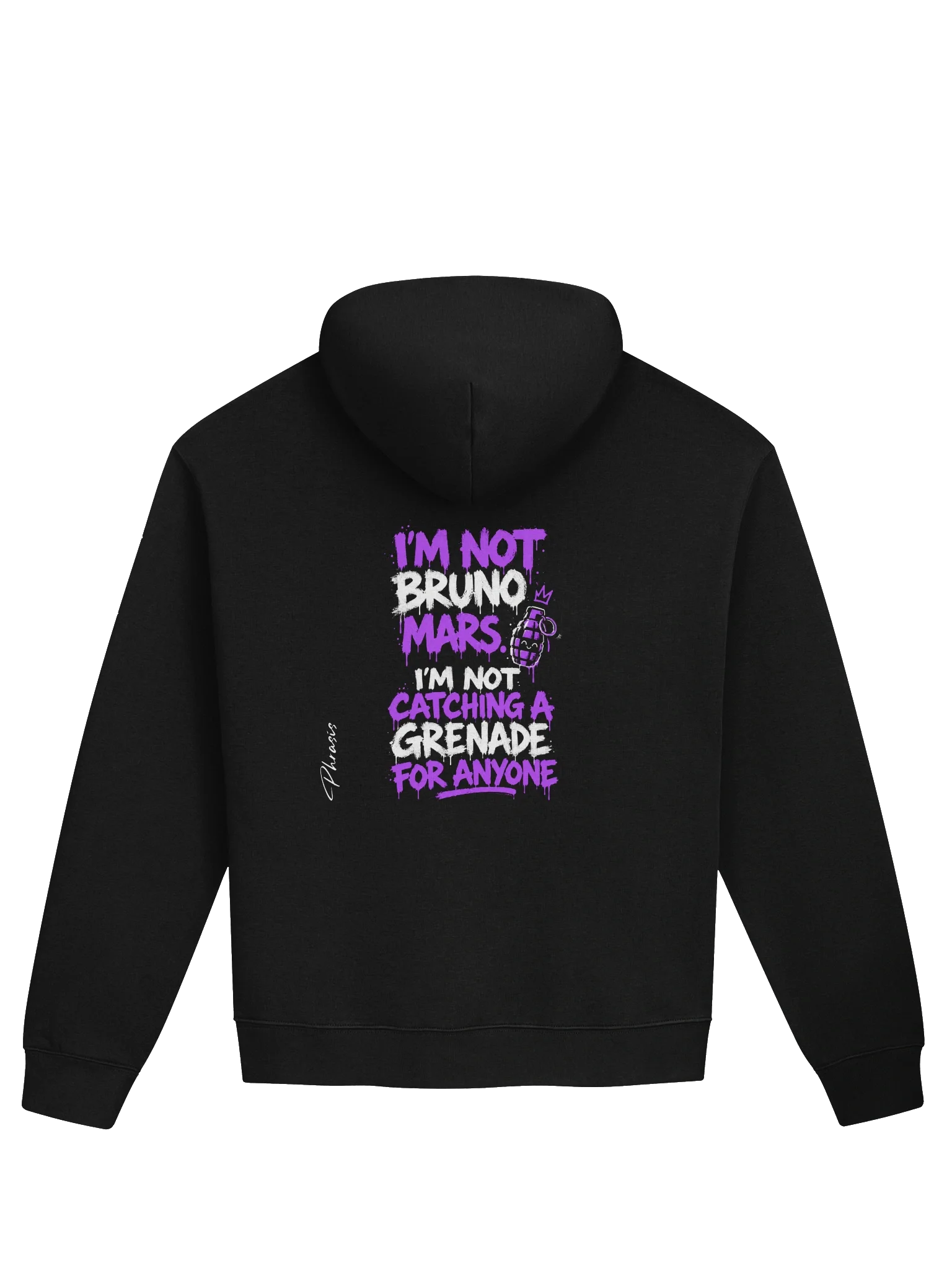 Bruno Mars - Grenade - Hoodie — Black, photo 2