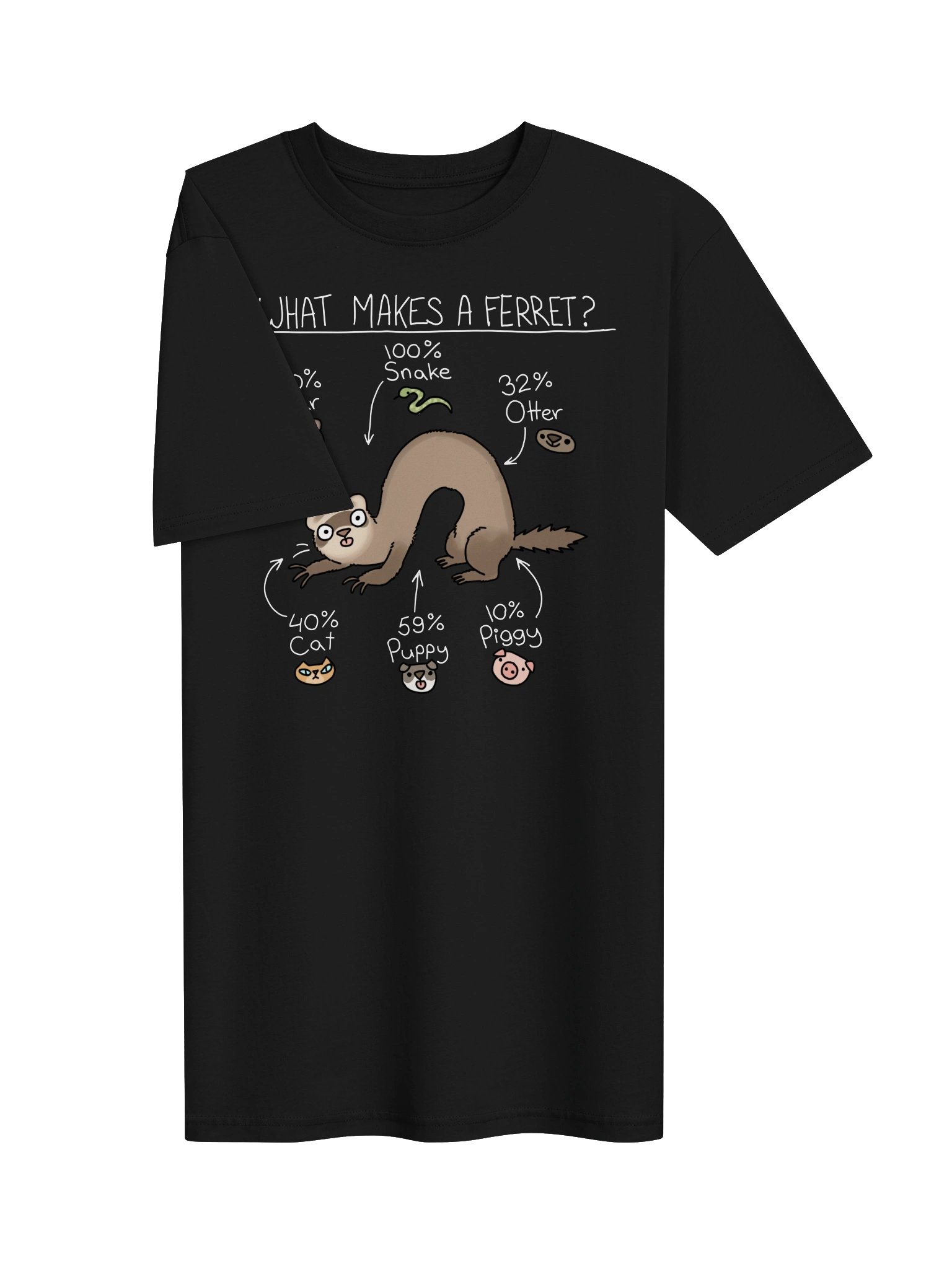 What Makes a Ferret Anatomy | T-Shirt product image (2)