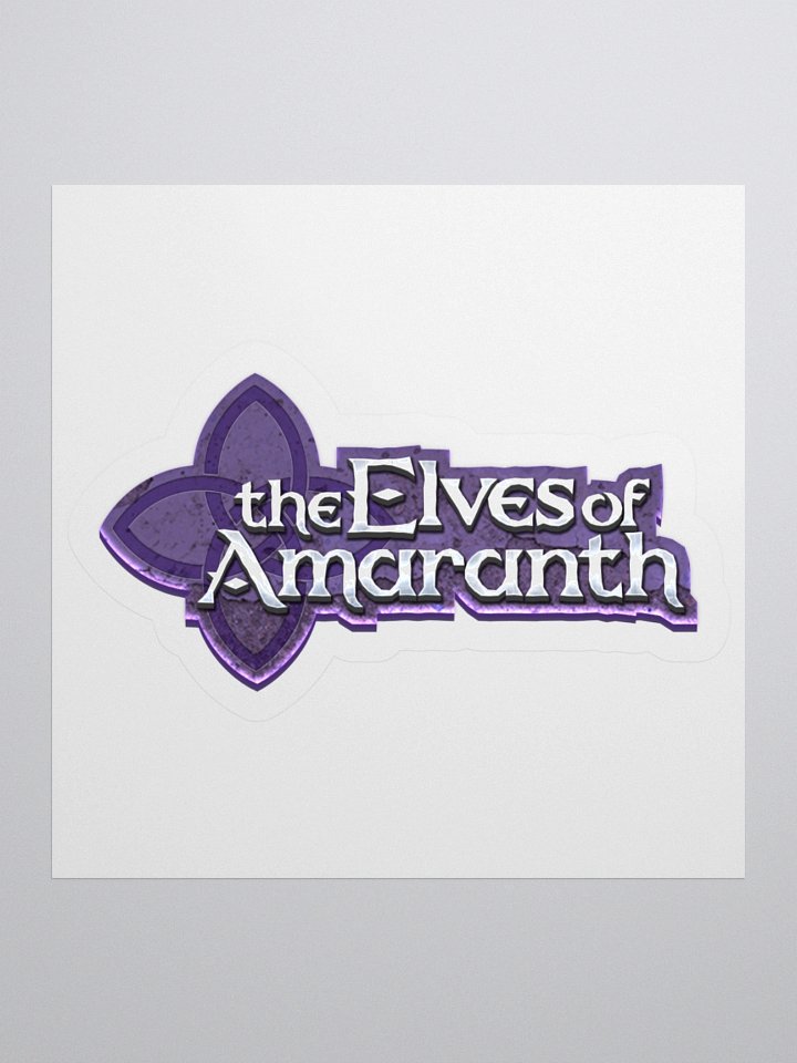 "The Elves of Amaranth" Sticker product image (1)