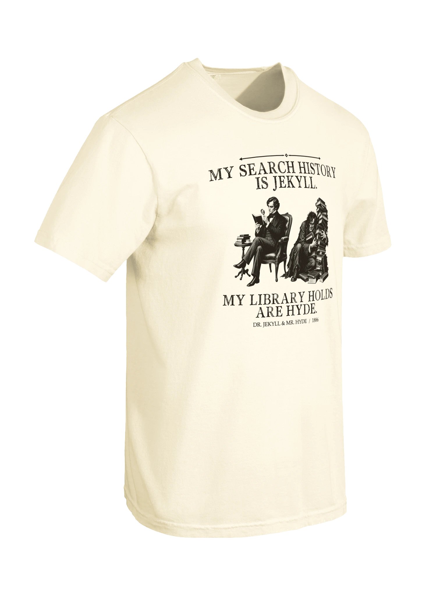 Search Jekyll Holds Hyde -- The Strange Case of Dr Jekyll and Mr Hyde Tee (Light) product image (21)