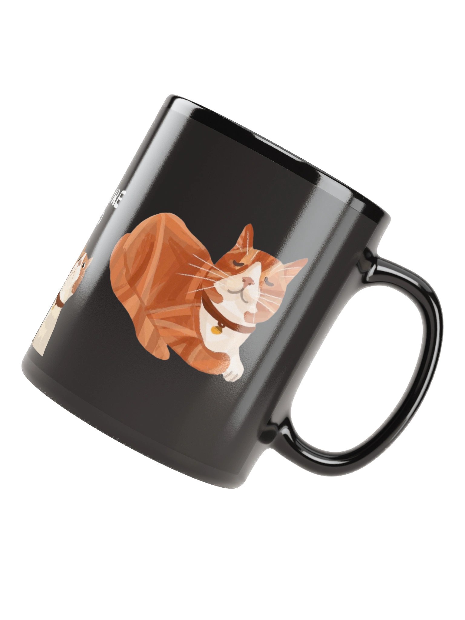 Picture Book Mug (Black) 🐈 product image (4)