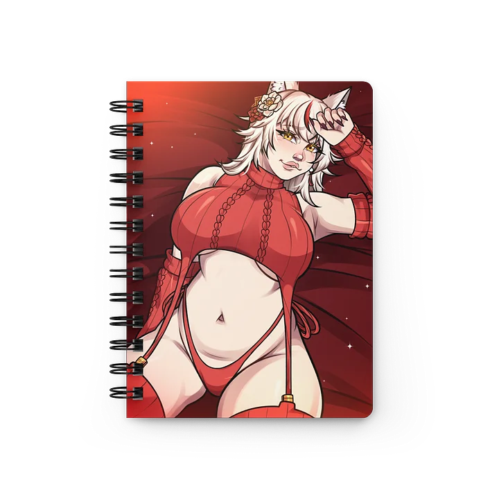 Spiral Notebook - Light On, Lights Off - Snuggle Me Red product image (1)