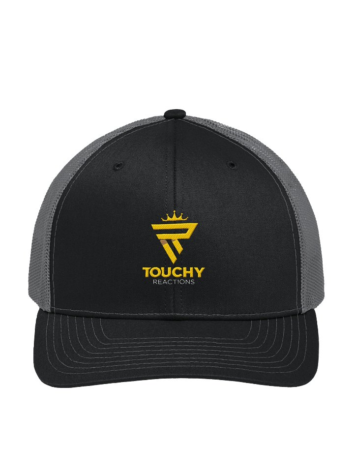 Touchy Reactions Logo Trucker Hat product image (1)