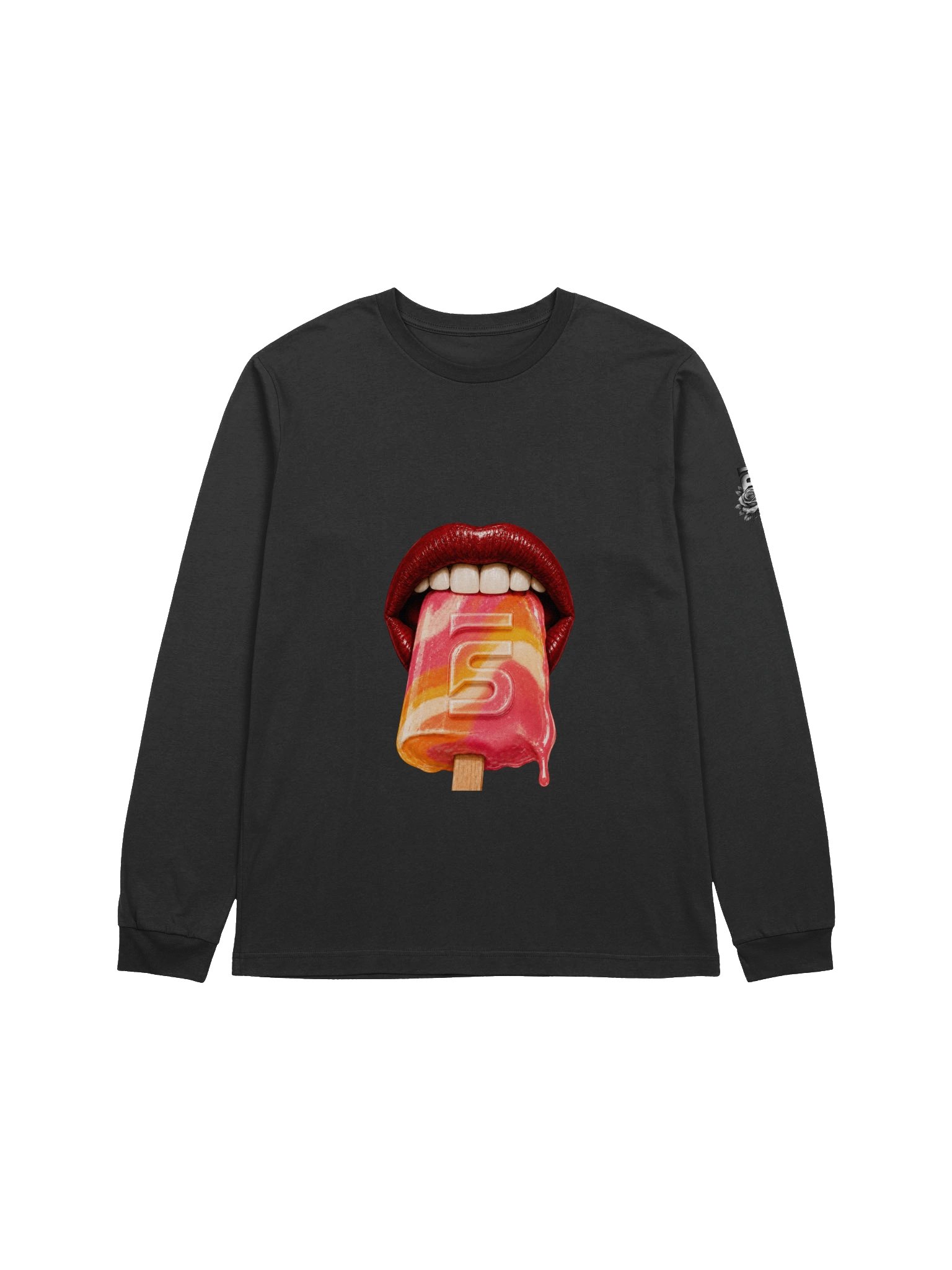 Pop Bite Lips Long Sleeve Tee product image (1)