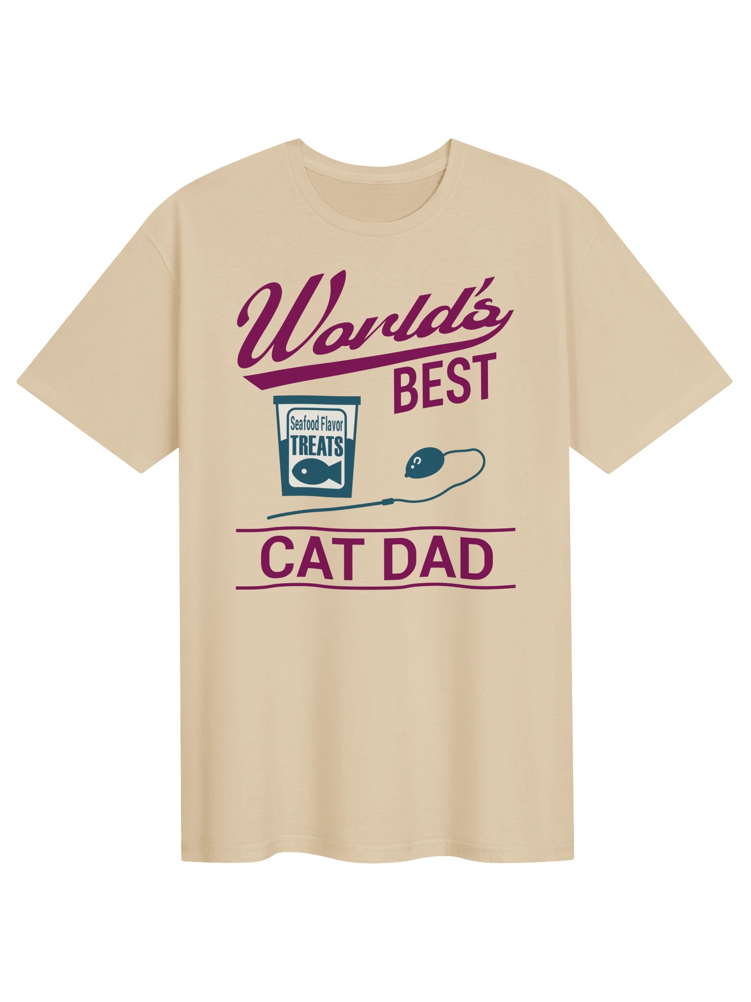 World's Best Cat Dad - Unisex Adult Super Soft Lightweight T-shirt product image (1)
