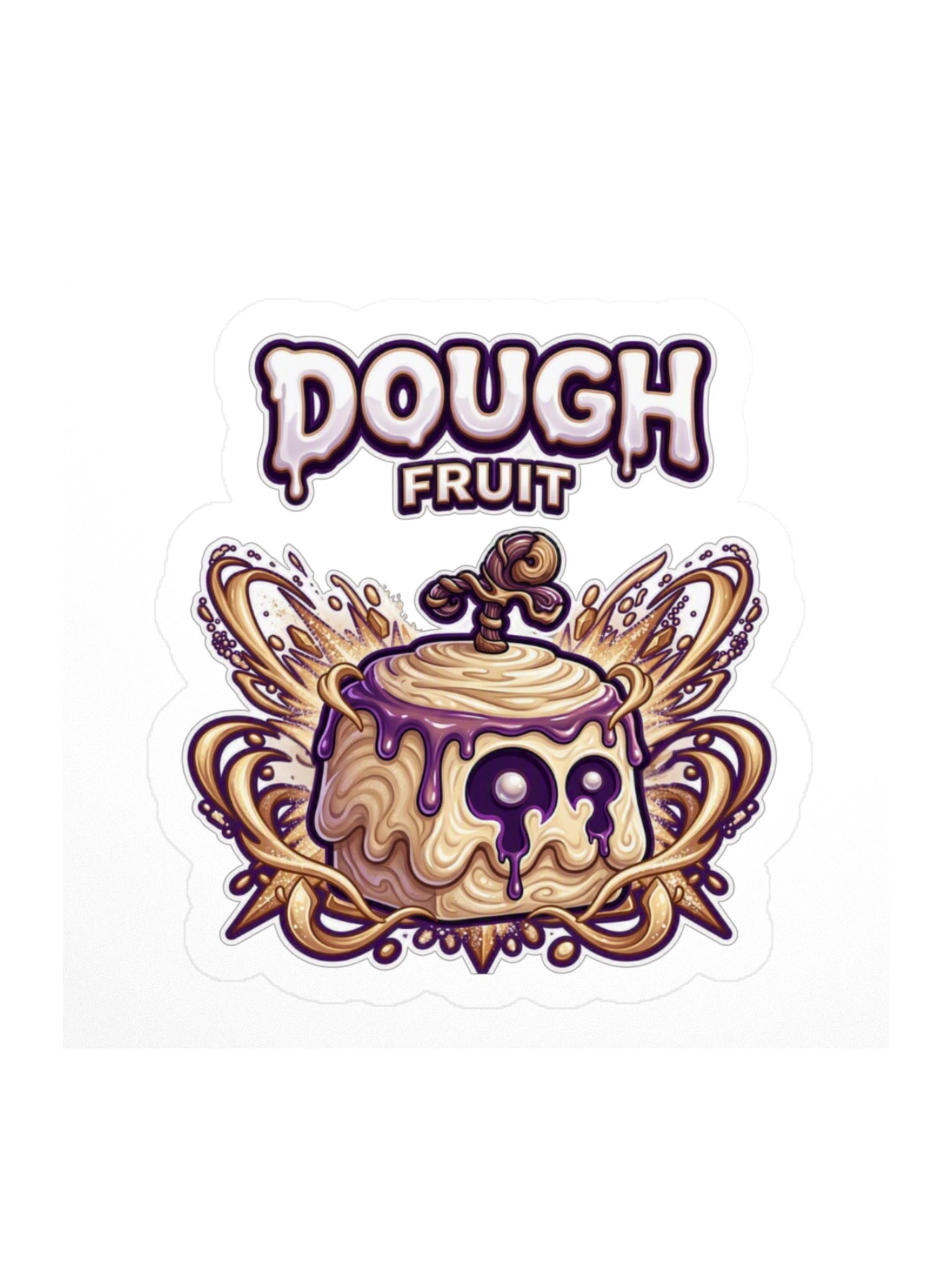 Dough Fruit Sticker 3x3" Blox Fruits Gamer Gift For Kids product image (1)