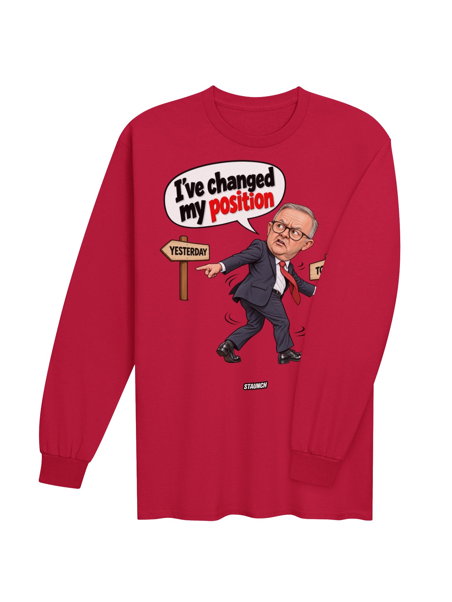 I’ve Changed My Position Long Sleeve Tee product image (4)