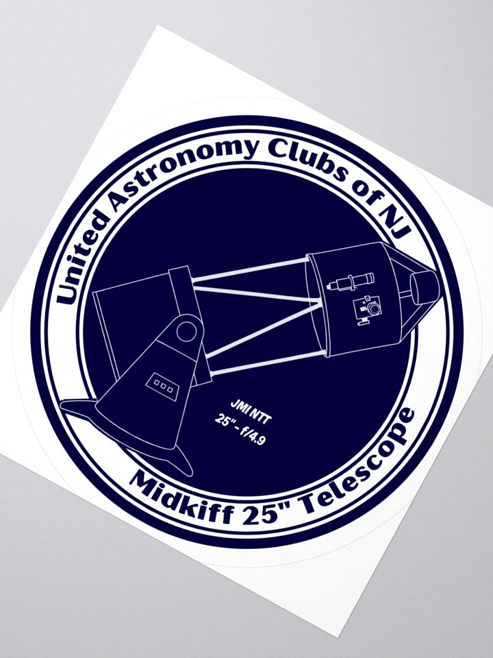 UACNJ Midkiff Telescope Sticker product image (2)