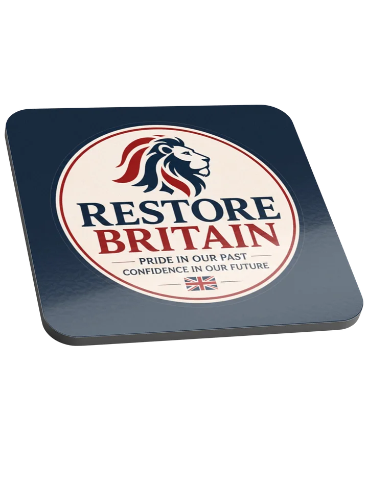 Restore Britain Glossed Cork Coaster product image (1)