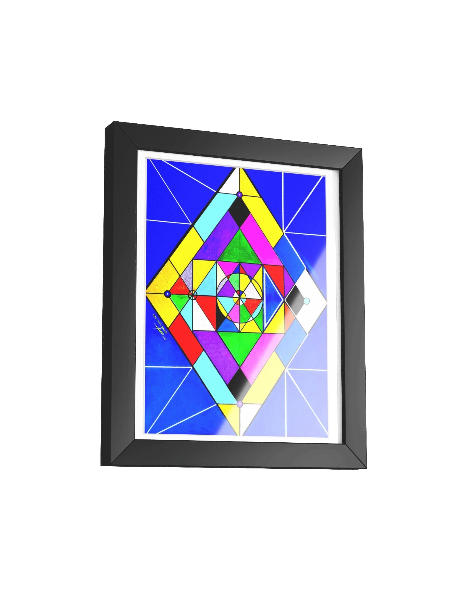 New Gothic Mandala — Fine Art Print with Frame product image (2)
