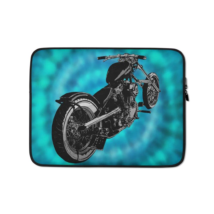Biker blues laptop sleeve product image (2)
