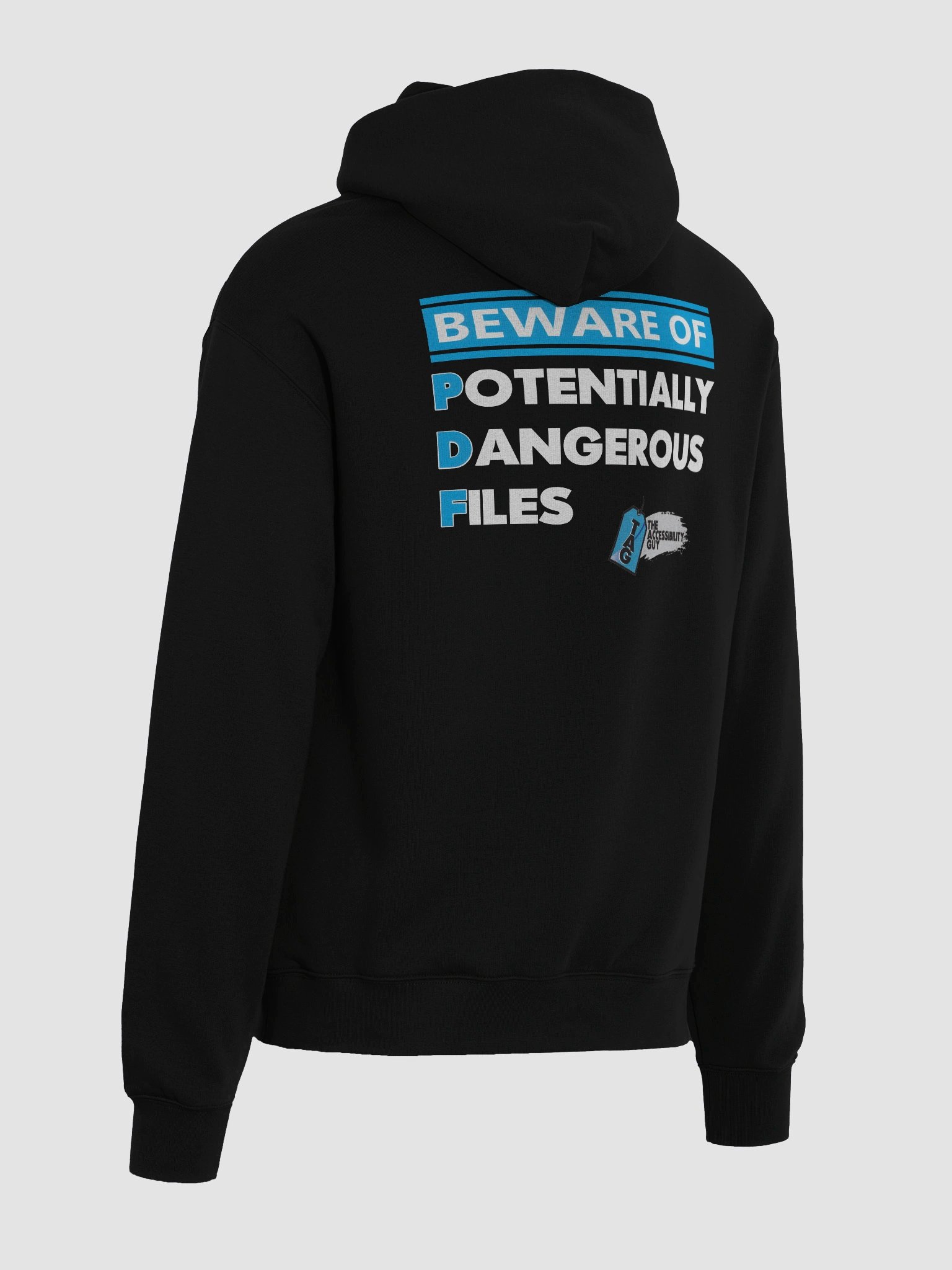 Beware of PDF Oversized Hoodie product image (3)