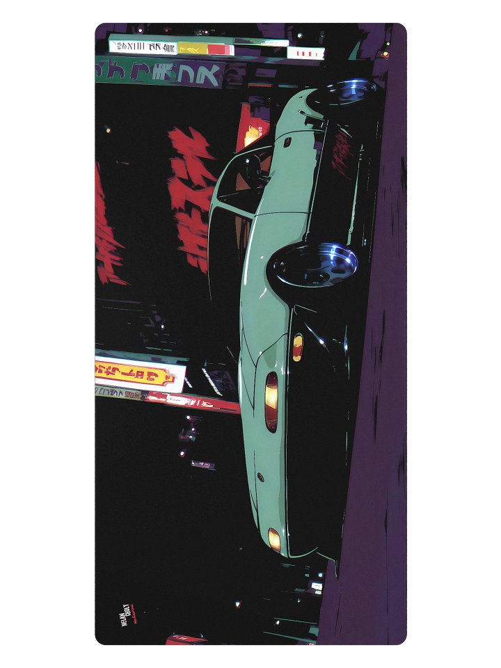 NEON DRIFT Miata Mousepad product image (2)