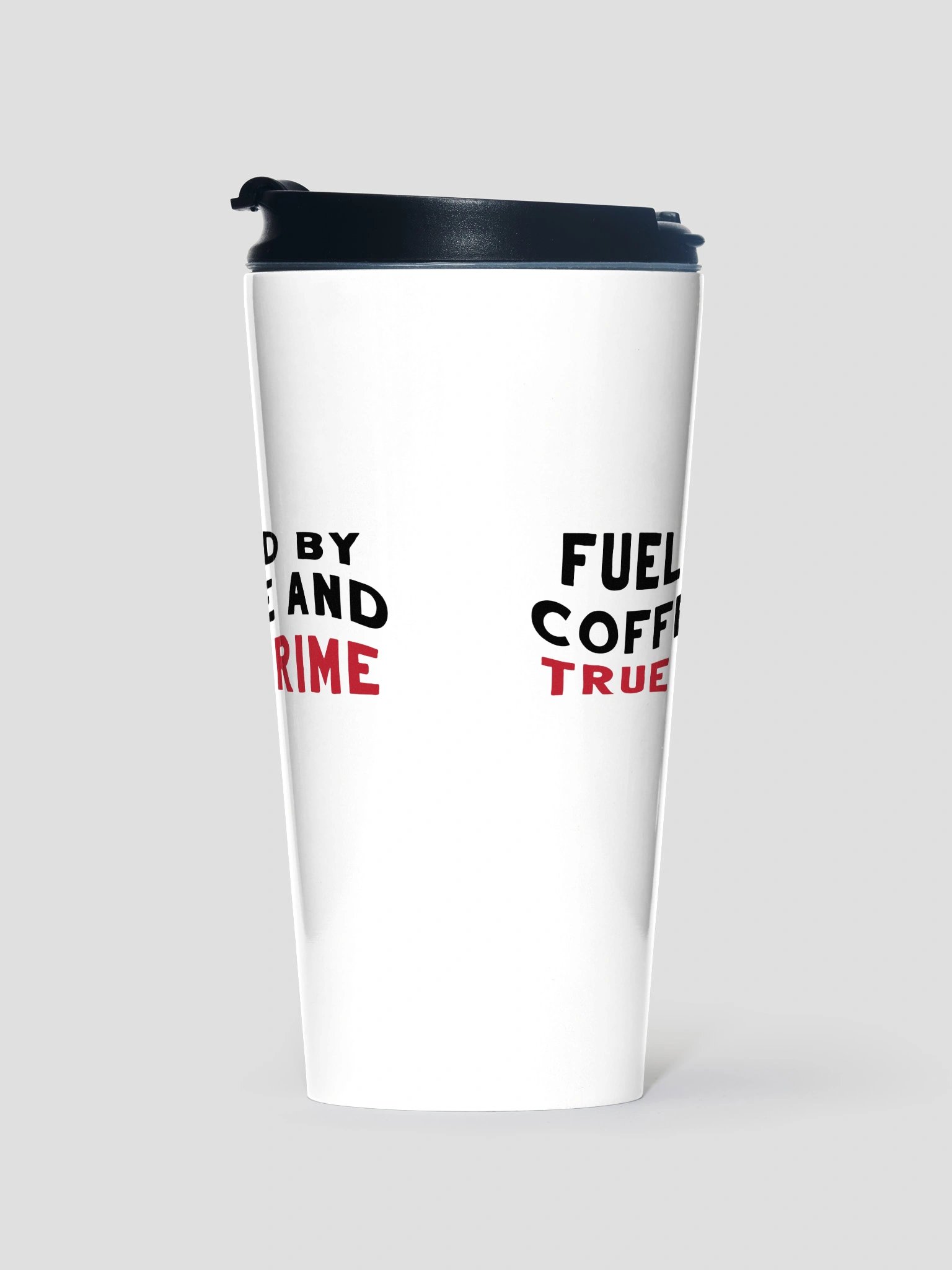 Fueled By True Crime Travel Mug product image (2)