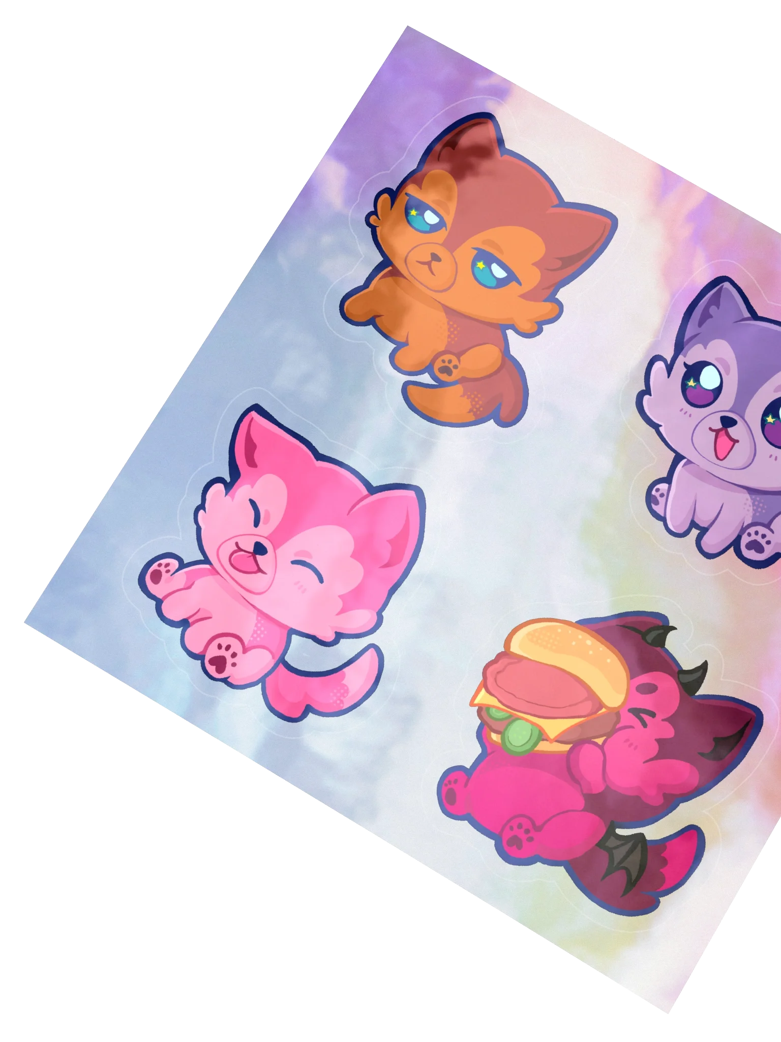 WOLFIEZ: Outcast High Holo Sticker Pack