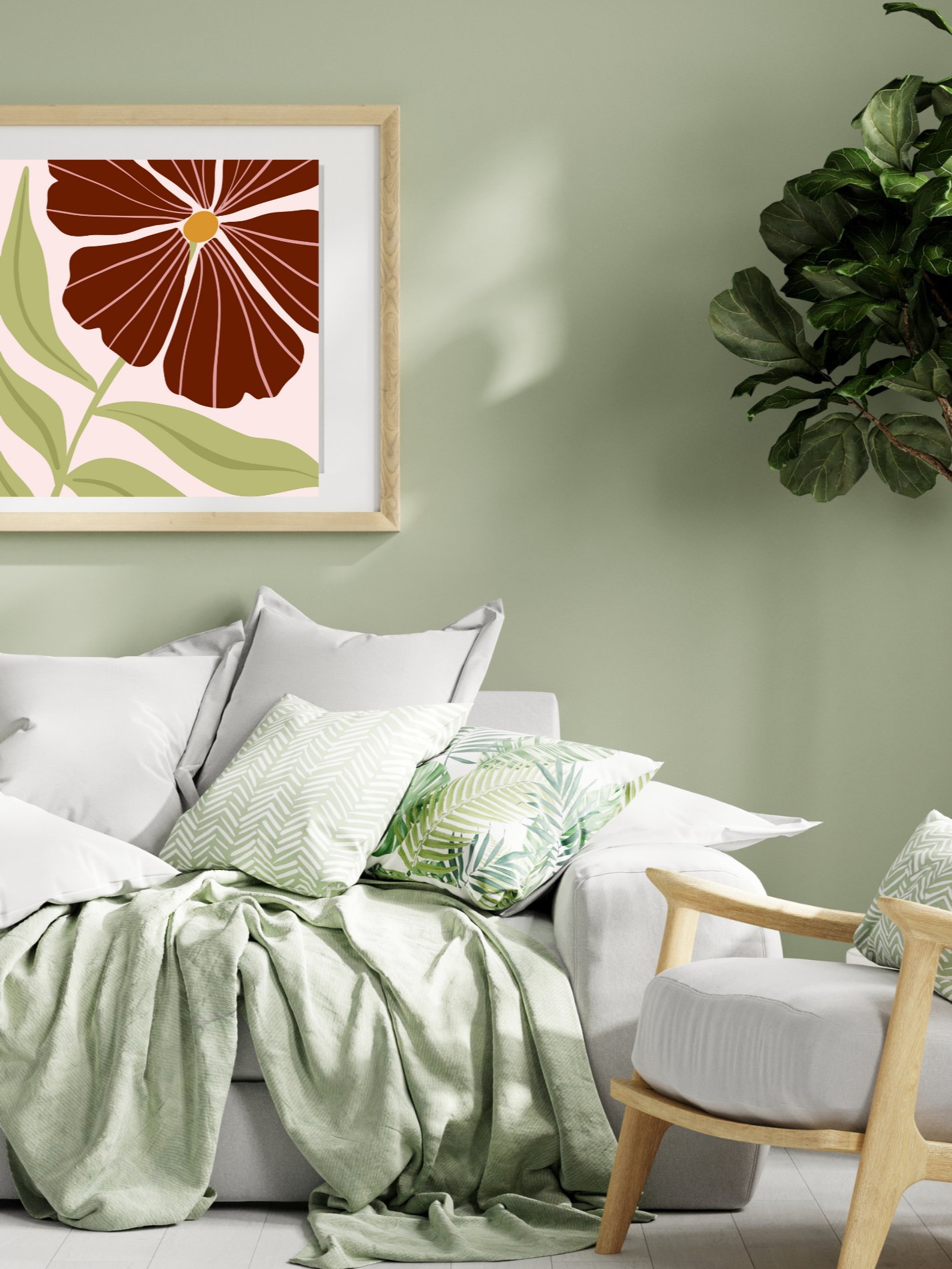 Red Boho Flower New Digital Product product image (1)