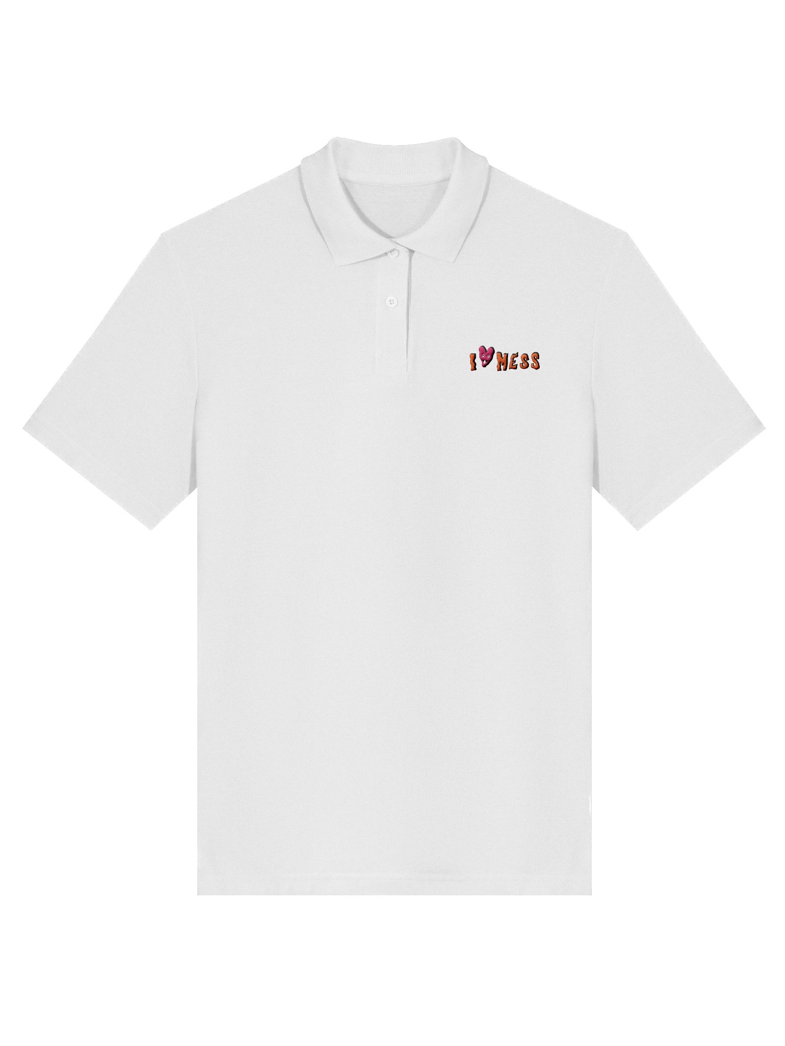 I Heart Mess Logo Polo product image (3)