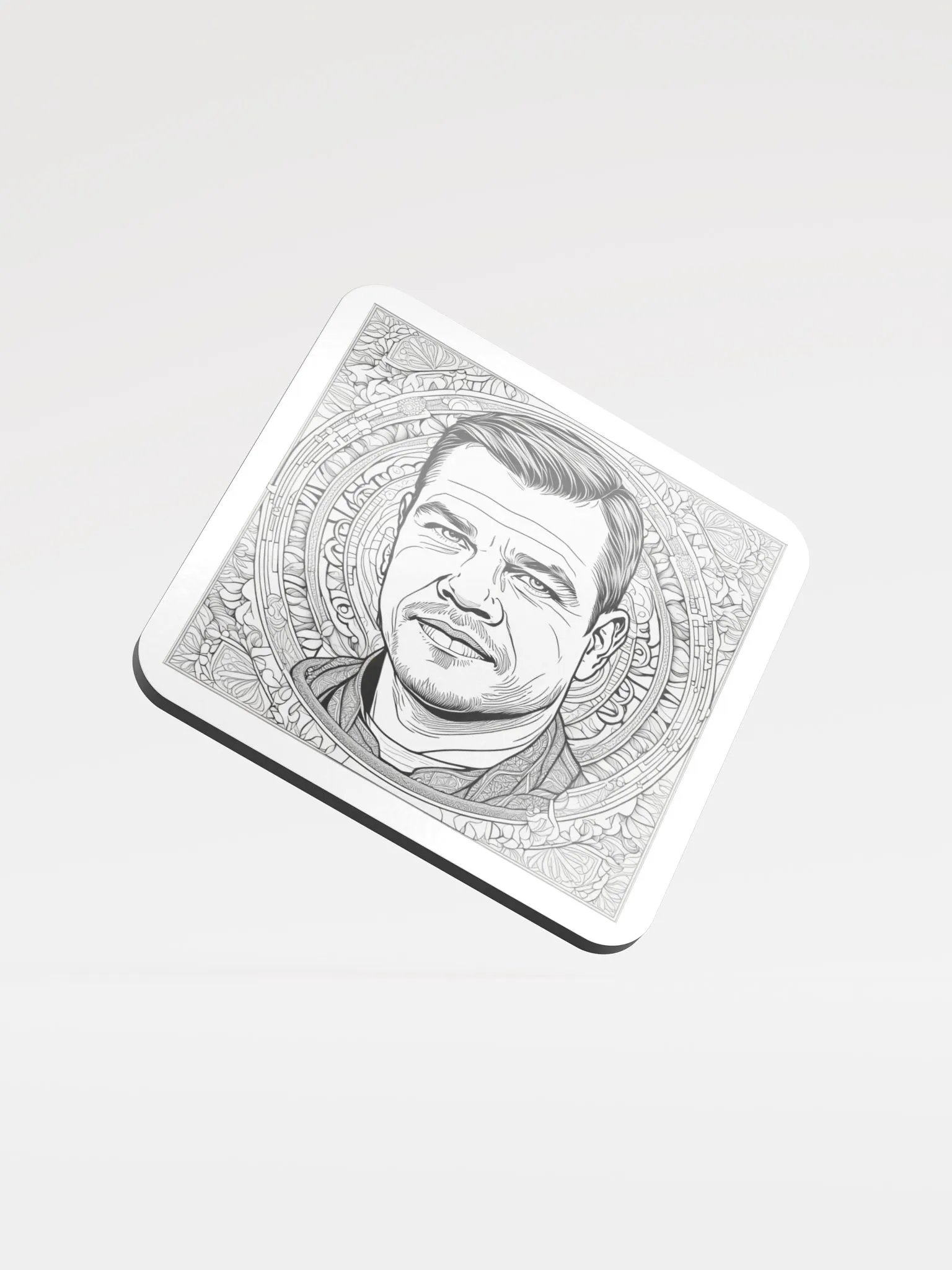Eco Chic: Illustrated Cork Coaster product image (1)