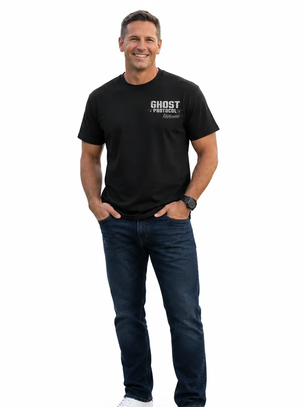 Funny Police Officer T-Shirt | Thin Blue Line Night Shift Gift product image (2)