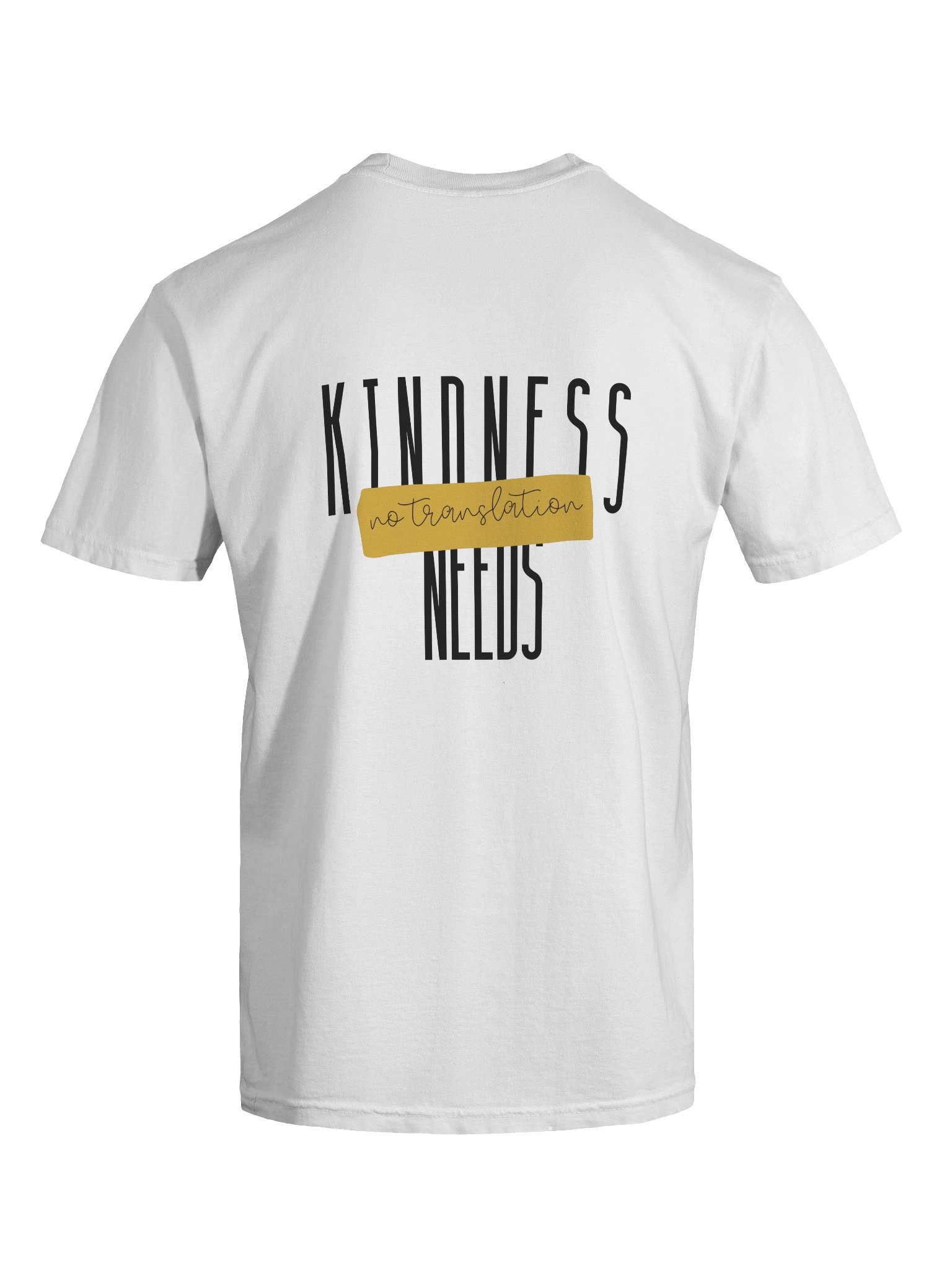 Minimalist Graphic Tee - Kindness No Translation Needs product image (7)