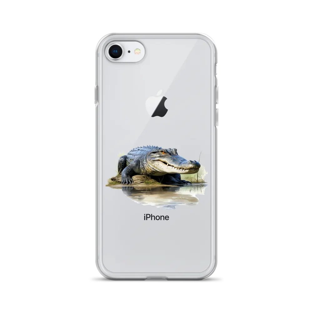 Gator Guardian Clear iPhone Case product image (24)