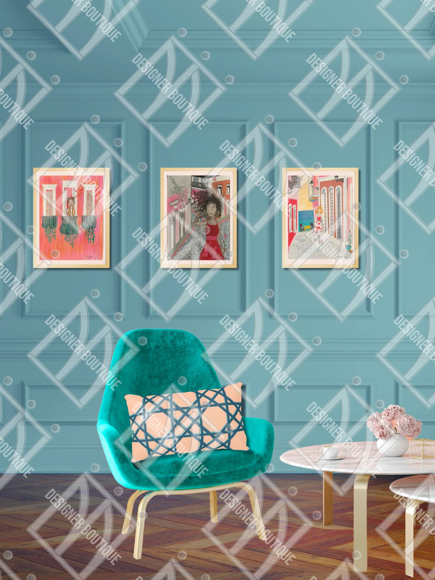 Tropical Trellis Pillow product image (17)