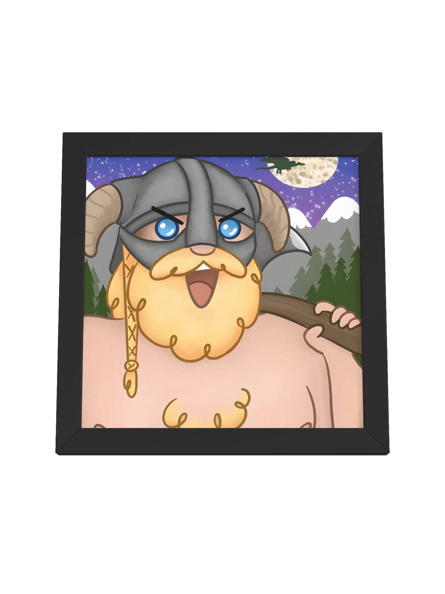Tizzy Mascot Framed Print product image (23)