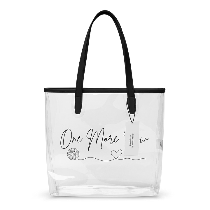 One More Row Clear Tote product image (1)
