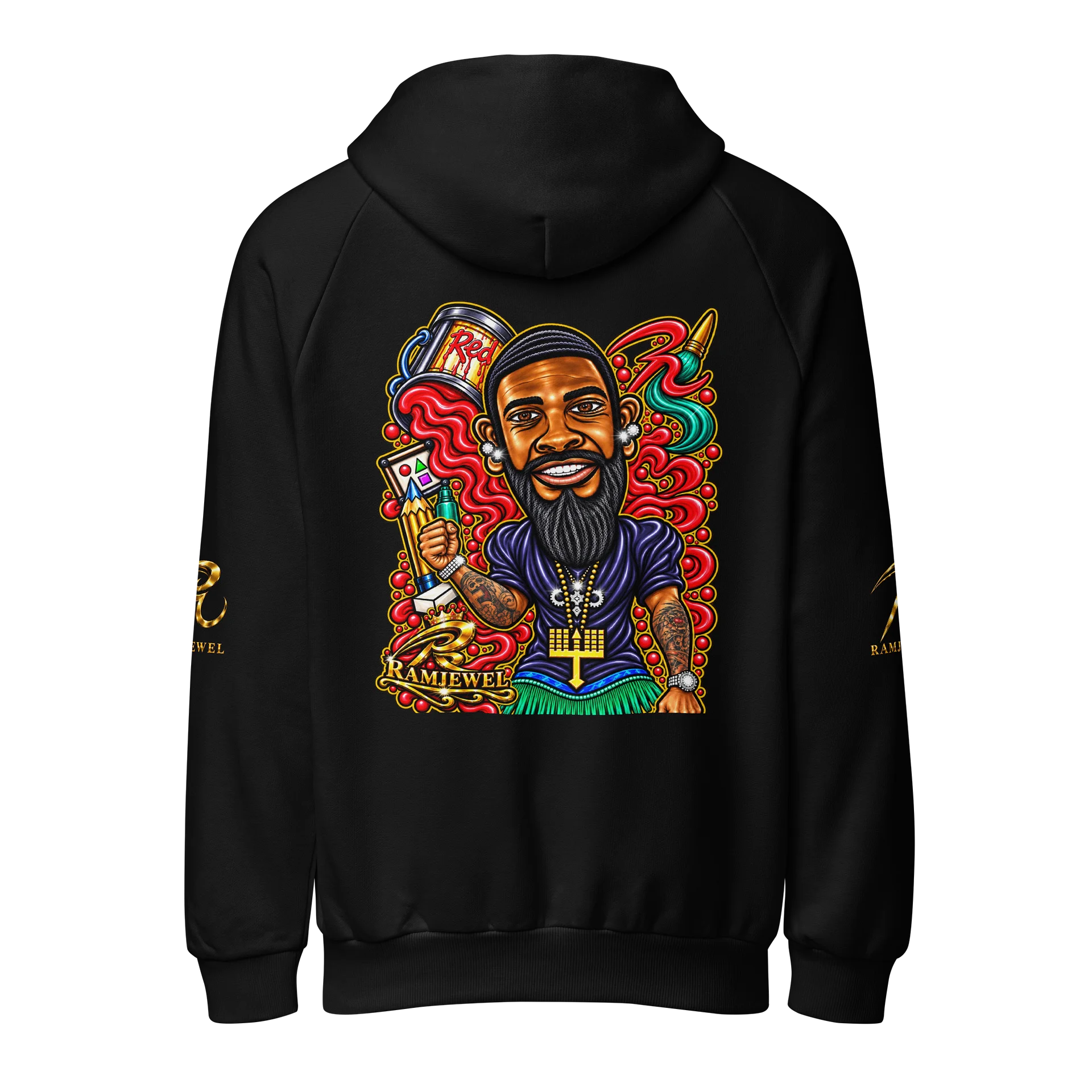 RamJewEL Caricature Cartoon Hoodie product image (4)