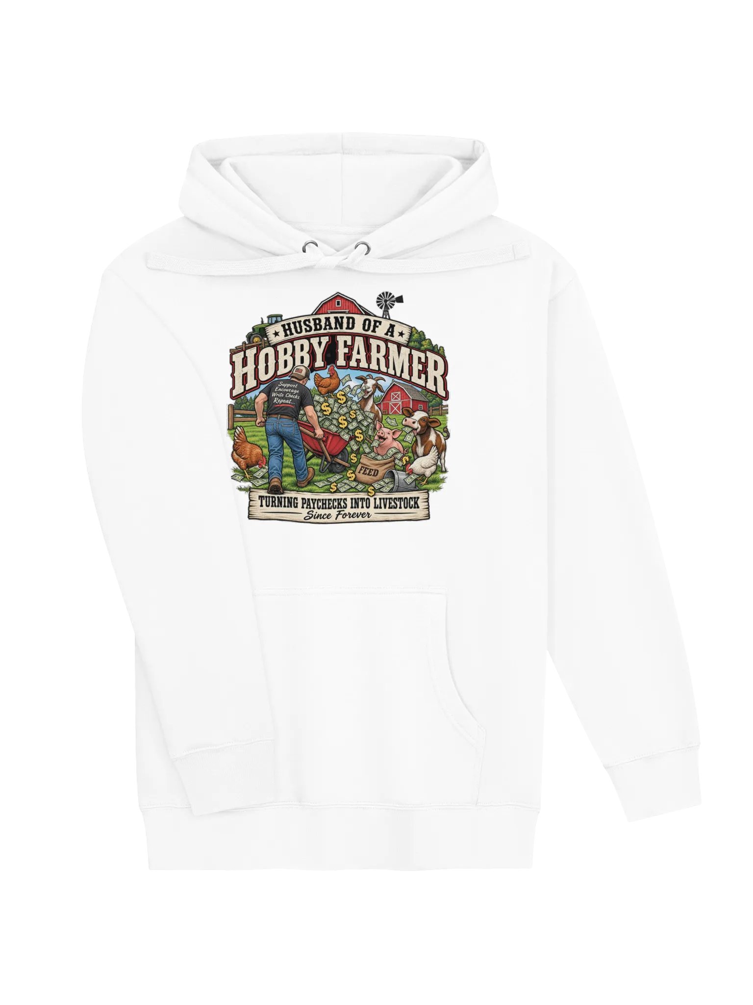 Husband of a Hobby Farmer Hoodie product image (5)