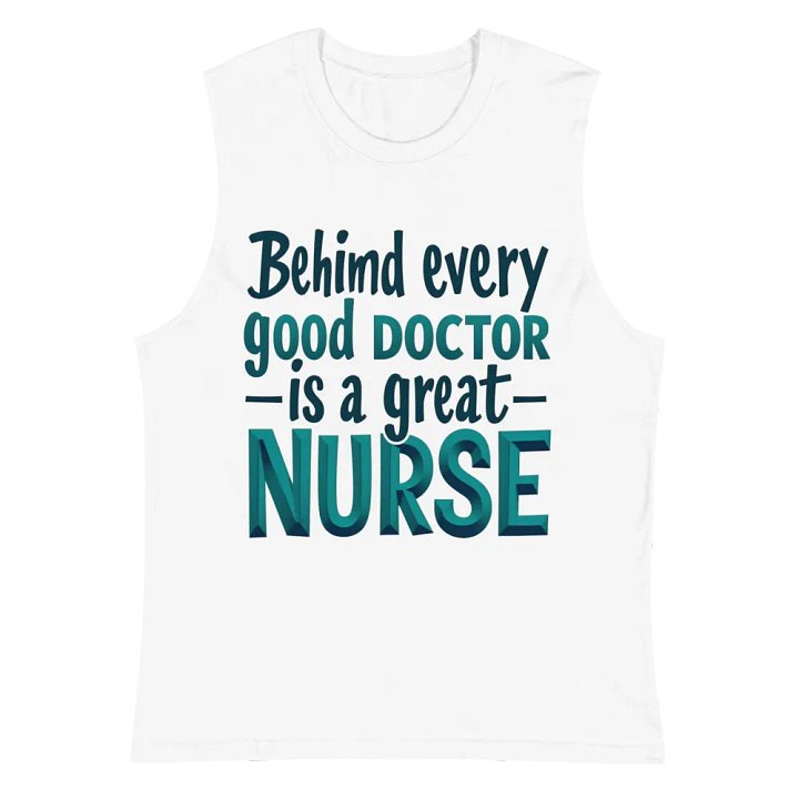 Empowering Nurse Muscle Tank product image (2)