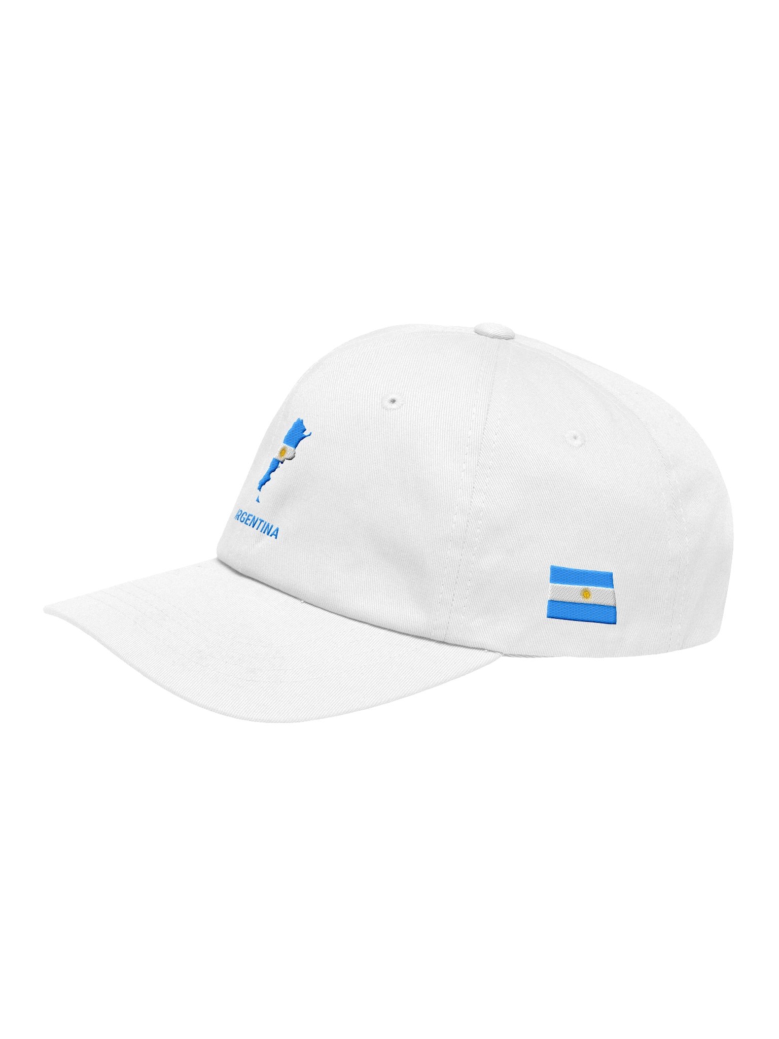 Argentina 2026 World Cup Flag Dad Hat - Argentina Soccer Fan Cap - Premium Embroidered Chino Cotton Twill product image (3)