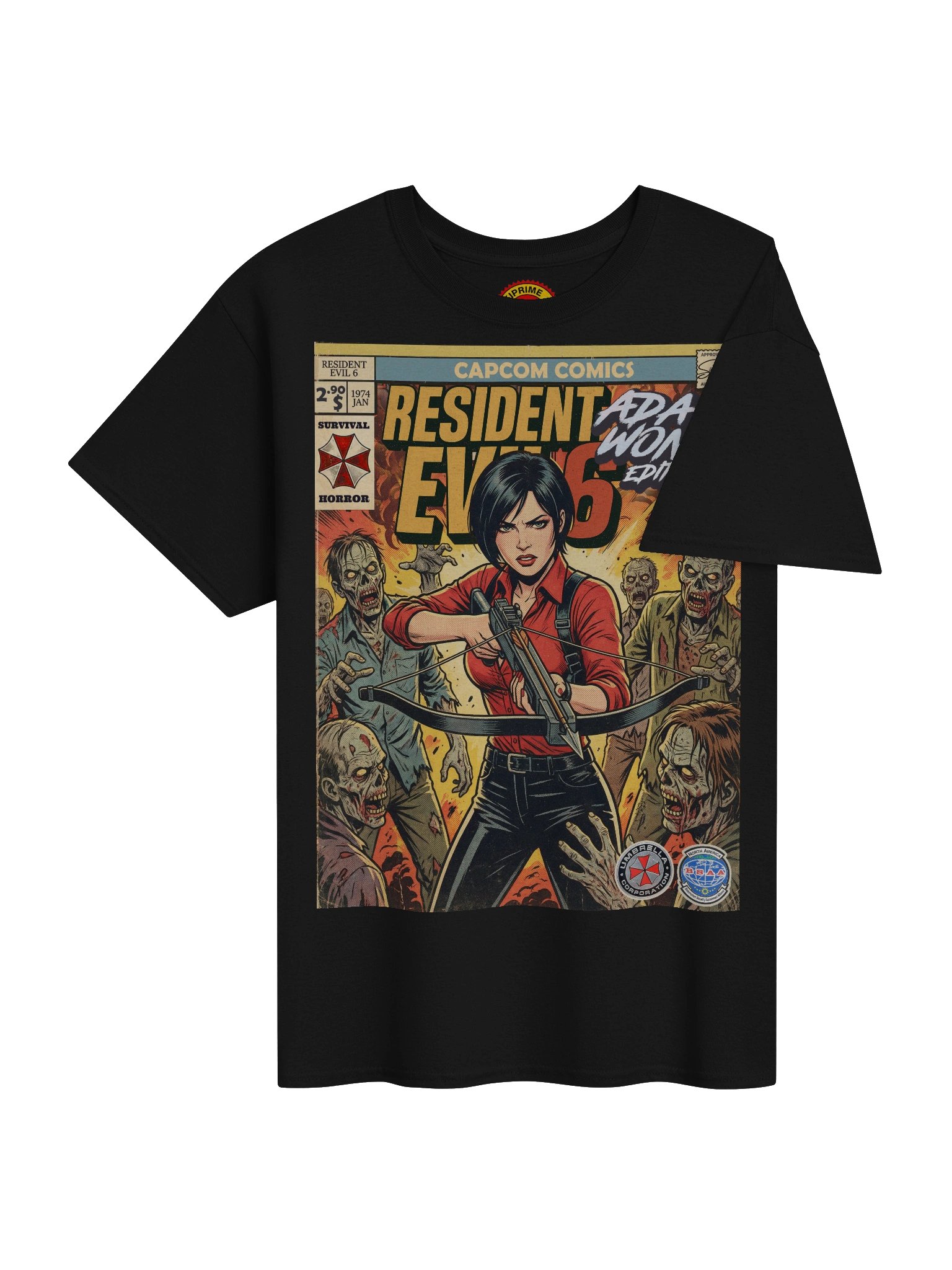 Resident Evil 6 Ada Wong Comic Art T-Shirt product image (4)