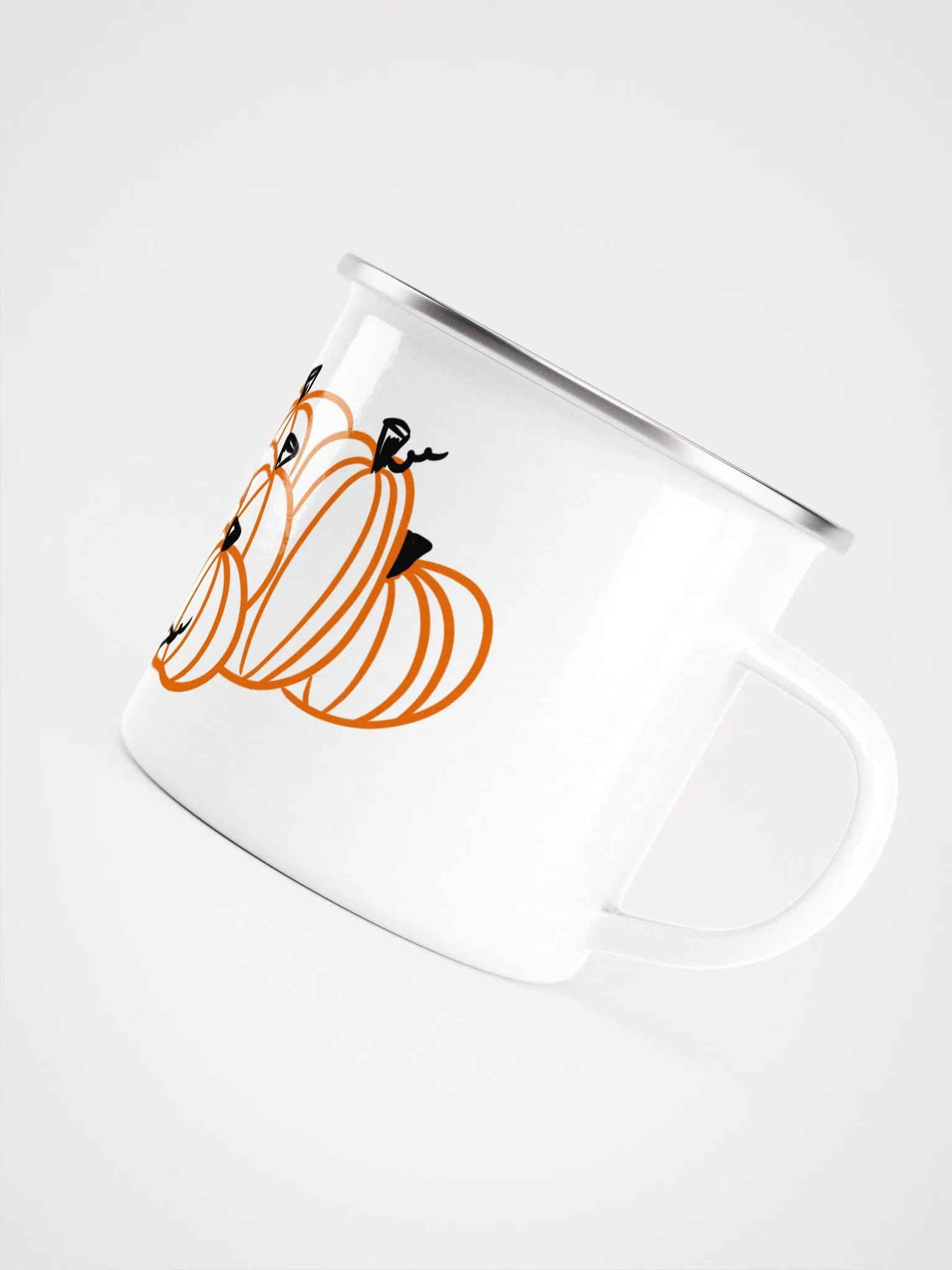 Pumpkin Patch Doodle Mug - black & orange product image (5)