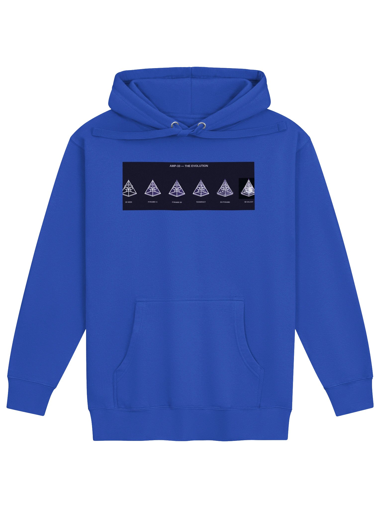 AMP-33 — The Evolution Hoodie — Blue product image (1)