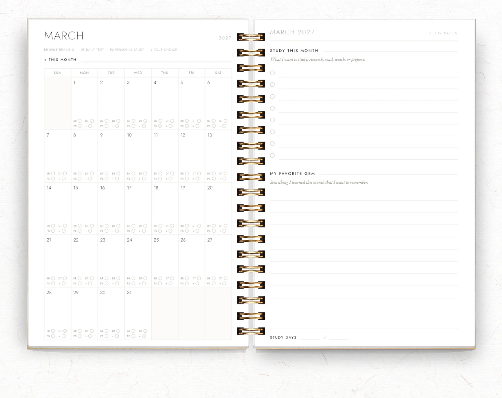 2026-2027 Personal Study Planner product image (25)