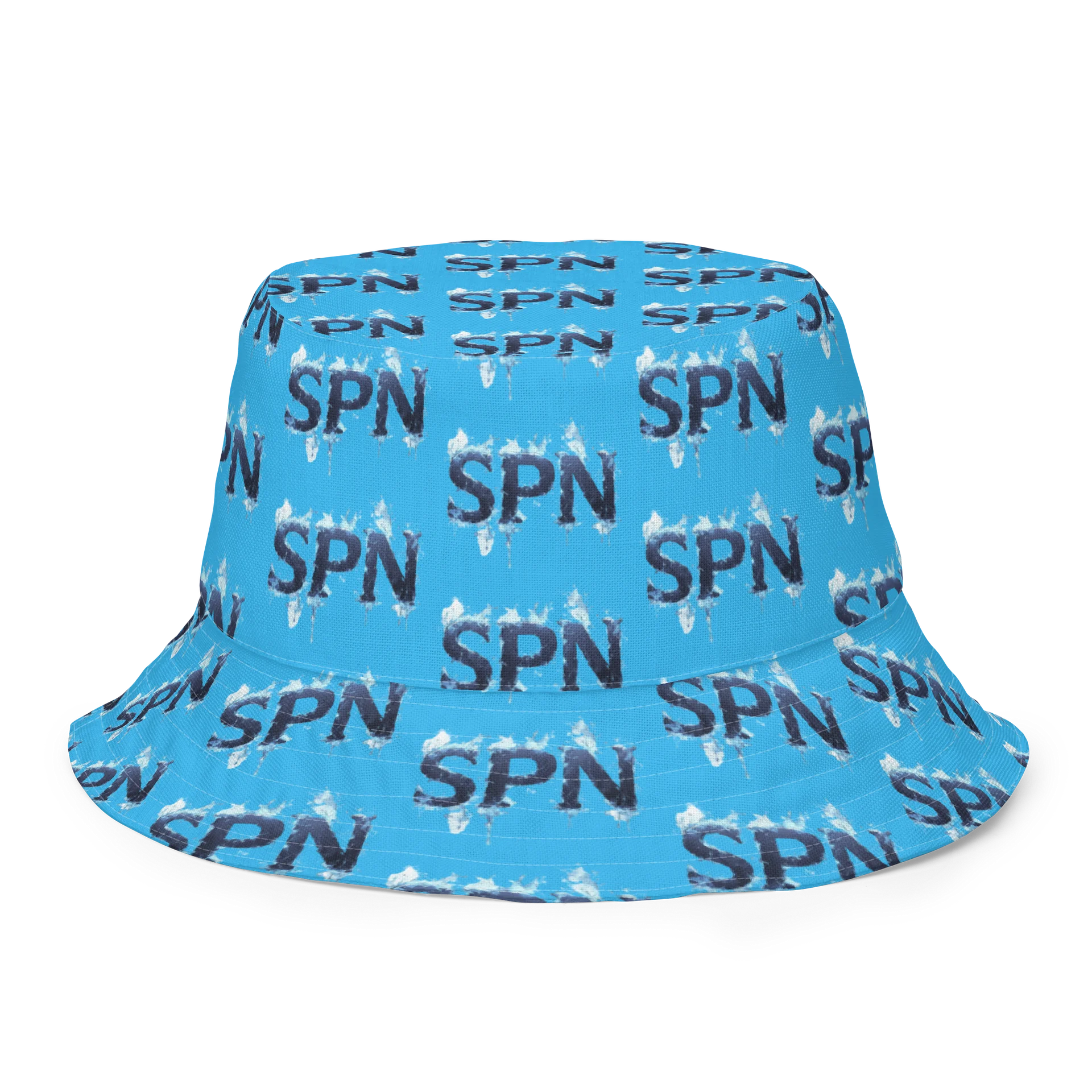 Cyan Creature Tile Reversible Bucket Hat product image (1)