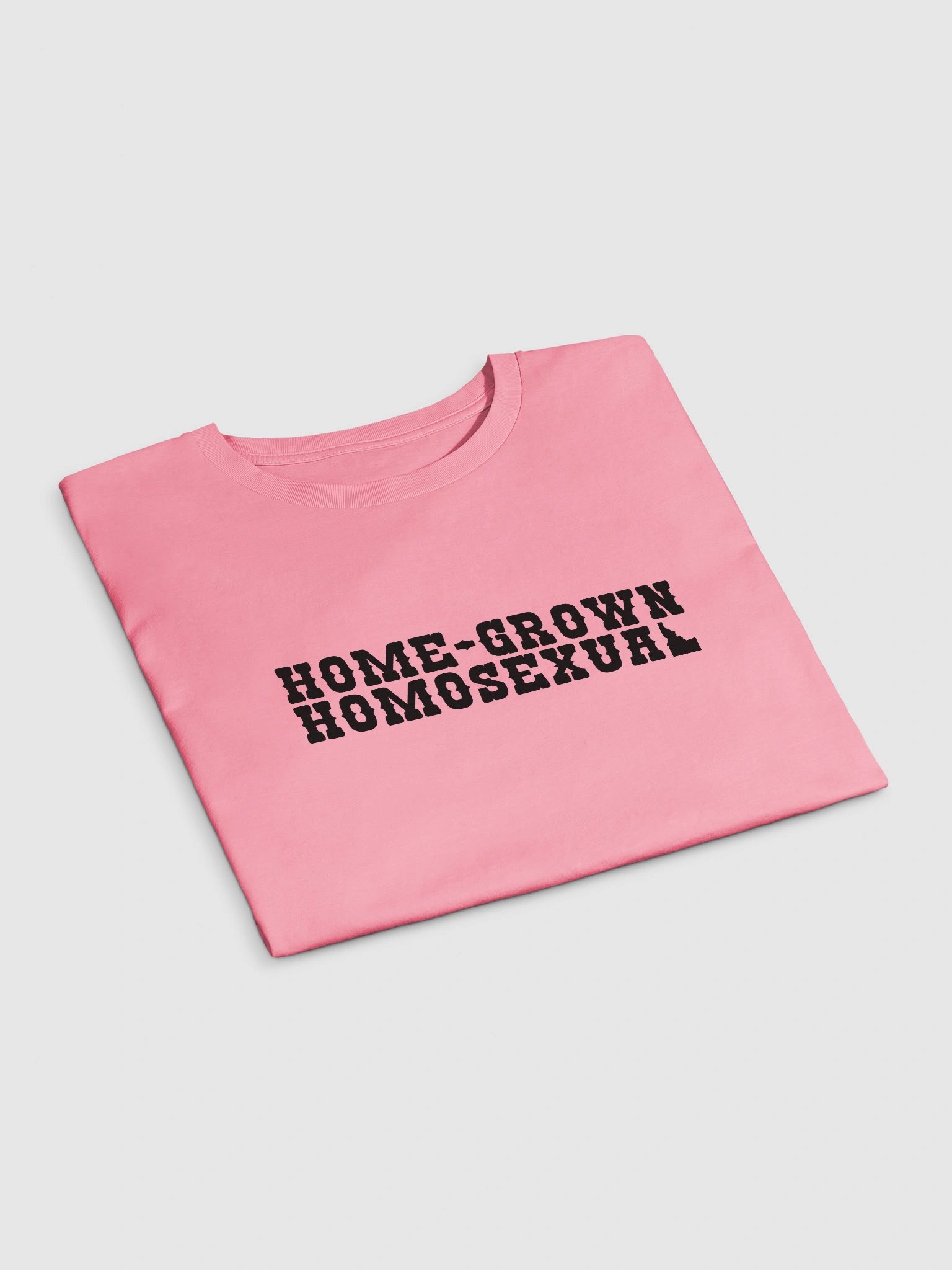 "HOME-GROWN HOMOSEXUAL" light crop top product image (2)
