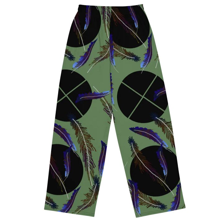 Feathers and Polkadots Wideleg Pants product image (1)