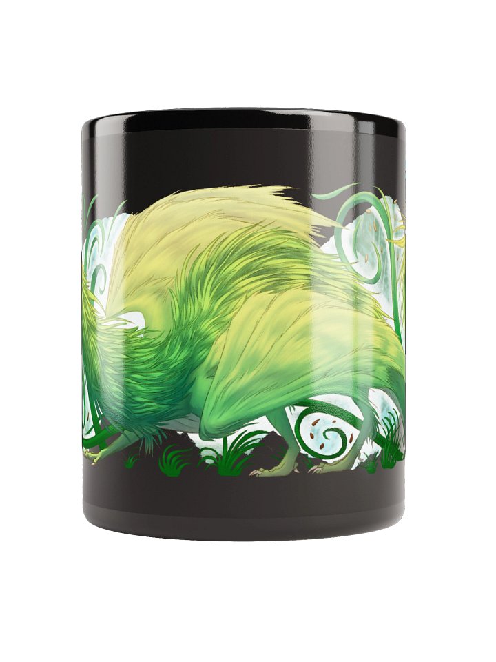 Black Grass Dragon Ceramic Mug product image (2)