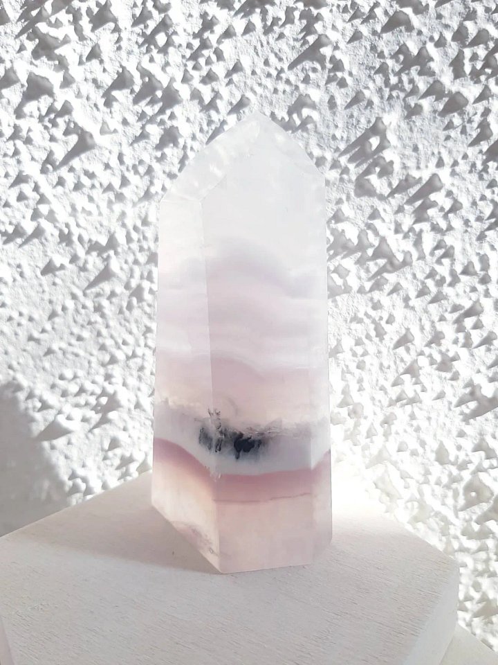 Lavender fluorite tower product image (2)