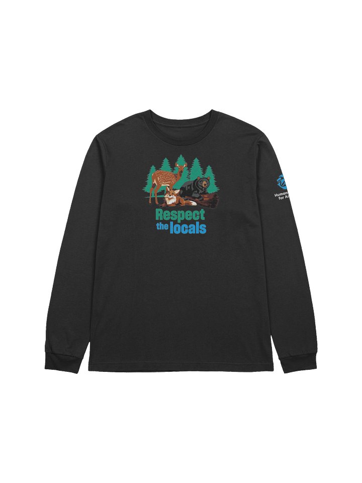 Respect the locals - Long sleeve tee product image (1)